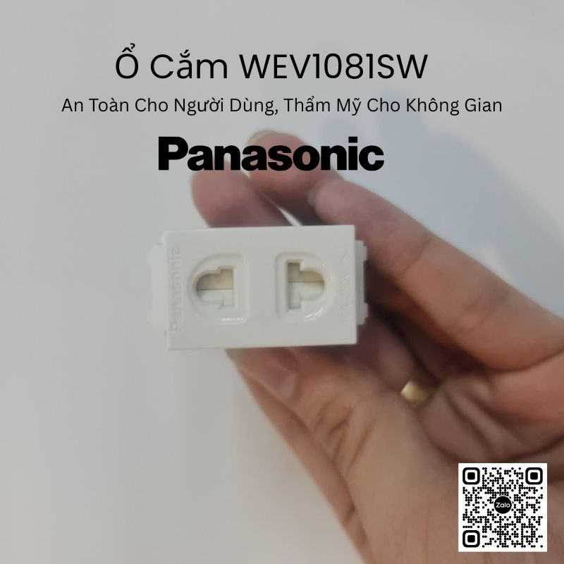 Ổ Cắm WEV1081SW có màn che: An Toàn Cho Người Dùng, Thẩm Mỹ Cho Không Gian